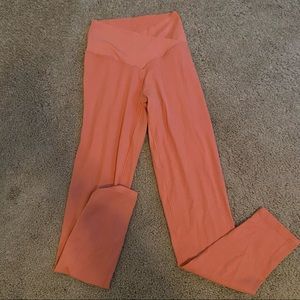 Aerie crossover leggings!! Size small. Orange. NWOT
